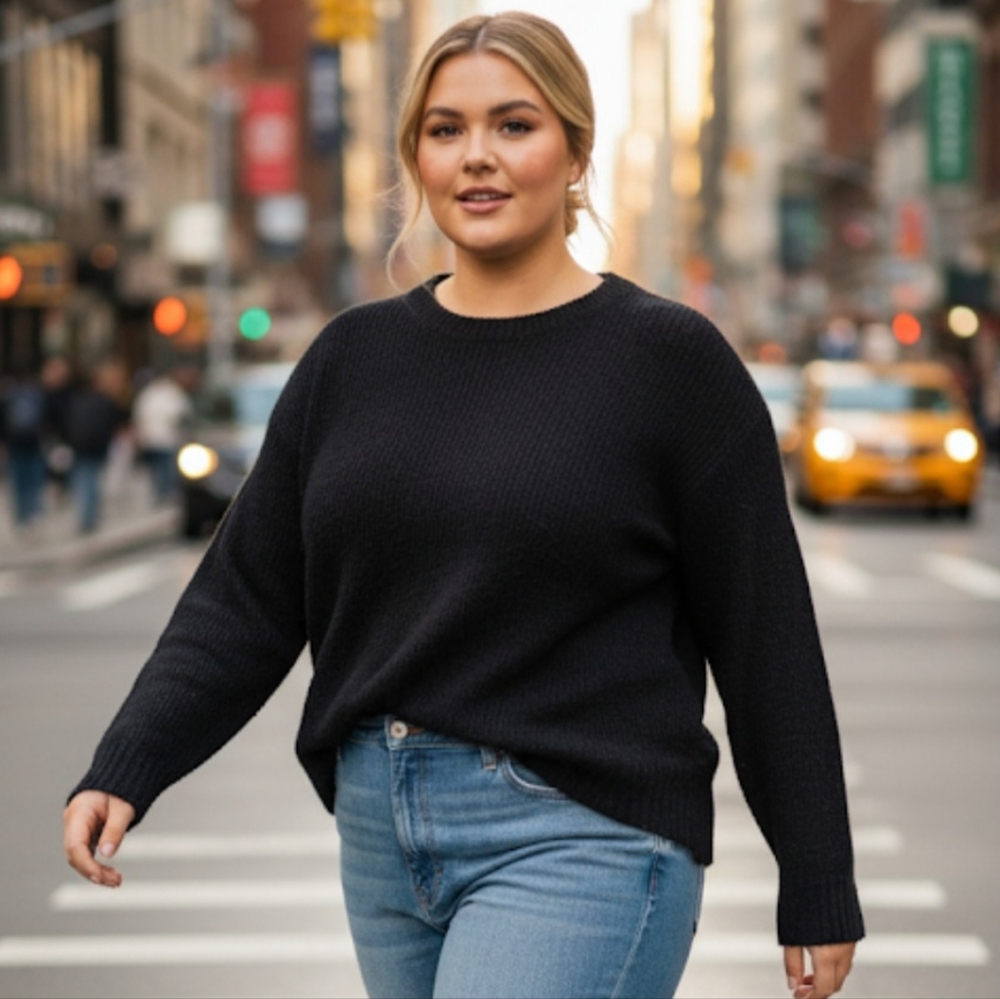 Black Knit Sweater